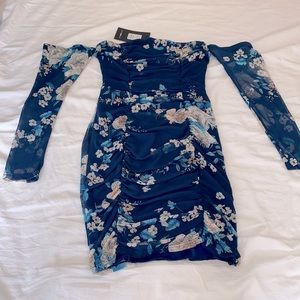 Seems Like A Dream Floral Ruched Dress